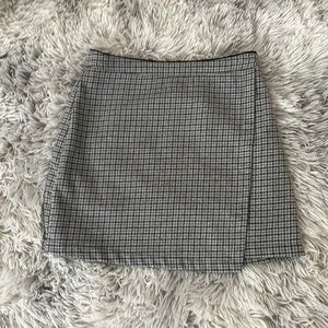 Abercrombie & Fitch Wool Plaid Mini Skirt